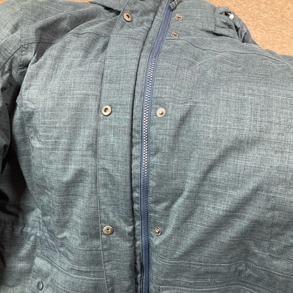 Womans XL long LL Bean Blue DownTek Jacket - Picture 5 of 5